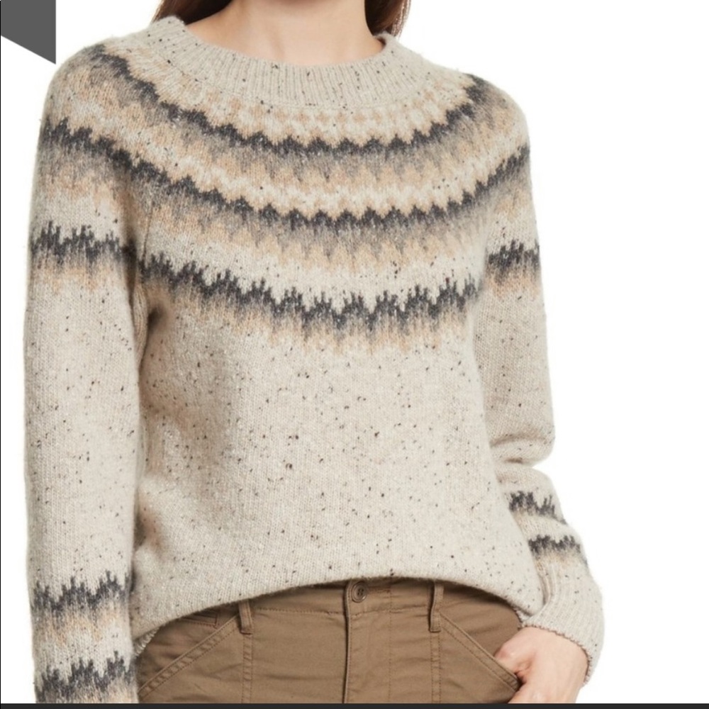 ISO Vince Cashmere Fair Isle Sweater